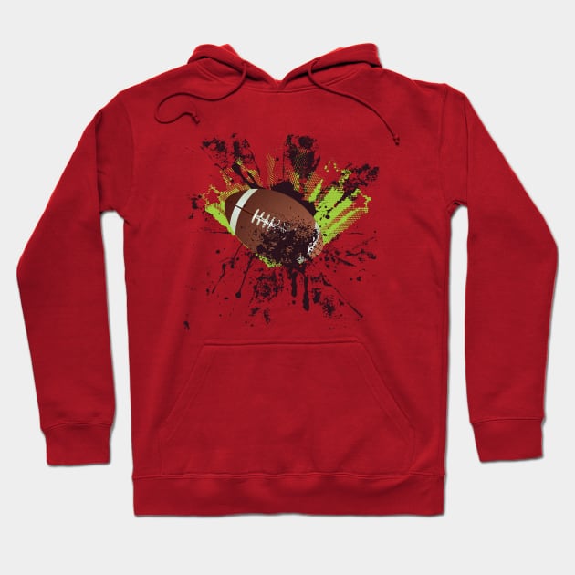 Grunge Rugby Hoodie by AnnArtshock